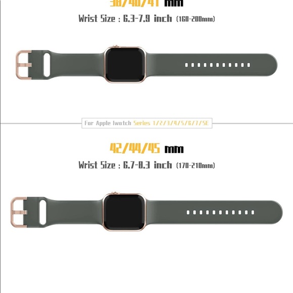⭐️B1G1FREE⭐️ NWT olive green Apple Watch band 38/40/41 mm - Picture 4 of 5